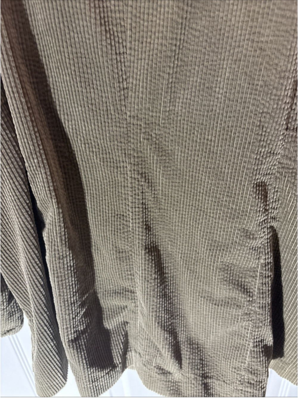 J. Jill Olive Green 100% Cotton Women's Jacket 2X 1138 - Picture 15 of 16